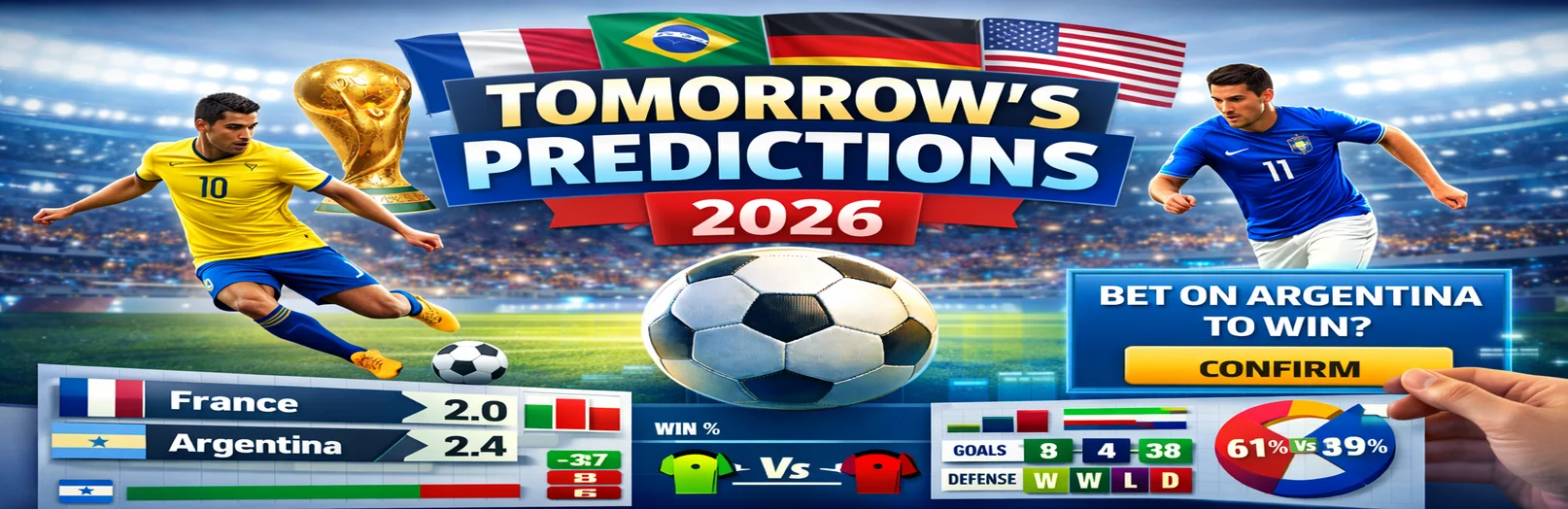2026 fifa world cup winner prediction tomorrow